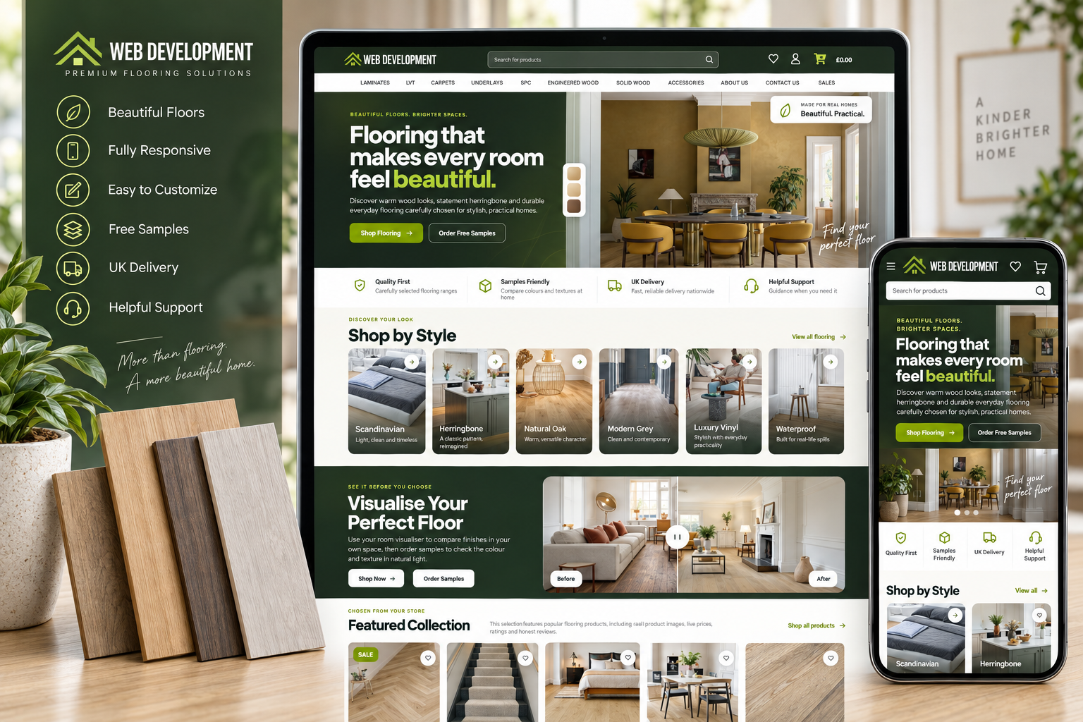 Demo 3 flooring website